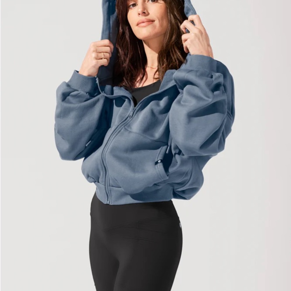 POPFLEX women’s  denim Blue cloud hoodie